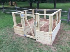 a chicken coop built into the ground