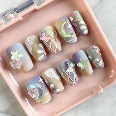 Elevate your Easter look with these charming Easter nail designs that are perfect for the spring season. With these pastel colors, you'll be ready for all your Easter festivities with these stunning nails! Easter Nail Designs, Nail Pictures, Easter Nails, Unique Nails, Butterfly Charm, Ring Finger, Charm Set, Chrome Nails, Gorgeous Nails