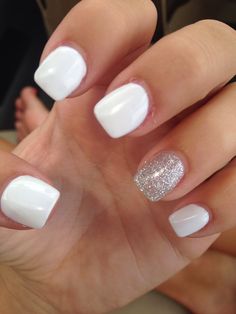 White Western Nail Ideas, Nails Colors White, Nail Designs Ombre, Nails Sets, Elegant Touch Nails, Ideas For Nails, Cruise Ideas, Western Nails, Natural Ombre