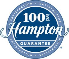 the logo for 100 years of hampton