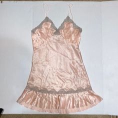 Vintage Victoria Secret Night Gown. Pictures Do Not Do Justice. Nwot Condition, Rare Style. Light Pink With Grey Trim. Absolutely Stunning Vintage Pajamas, Grey Trim, Victoria Secrets, Vintage Bridal, Victoria's Secret Pink, Victoria's Secret, Secret Pink, Pink Grey, Night Gown