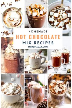 homemade hot chocolate mix recipe with marshmallows