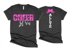 Glitter Cheer Shirts | Cheer Tshirts | Lil Sis Cheer Shirts | Cheerleader Gift | Glitter Megaphone Shirt | Bella Canvas T-shirt PLEASE READ BEFORE ORDERING WE CANNOT RUSH ORDERS OR CREATE NEW DESIGNS DURING PEAK SEASON AUG - MAY. IF YOU NEED TO CANCEL PLEASE DO SO WITHIN 24HRS Please read full description before ordering we cannot be responsible for mistakes made by not reading the full description. ORDERING INSTRUCTIONS: 1. Select your Garment Size/Color Each size must be selected separately. P Cheap Cute T-shirt For Cheerleading, Black Glitter T-shirt With Short Sleeves, Casual Glitter Print Tops For Cheerleading, Black Glitter Short Sleeve T-shirt, Cheerleading T-shirt With Glitter Print Crew Neck, Cheerleading Glitter Print Crew Neck T-shirt, Pink Glitter Print Short Sleeve T-shirt, Casual Short Sleeve Glitter Tops, Short Sleeve Glitter Print Top For Cheerleading