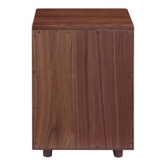 OSAMU WALNUT NIGHTSTAND | Modishstore | Nightstands-4 Walnut Wood Nightstand, Minimalist Nightstand, Brown Nightstands, Books Notes, Oak Nightstand, Style Nightstand, Walnut Nightstand, Beautiful Storage, Rustic Lodge