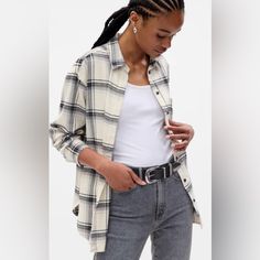 Flannel Oversized, Oversized Long Sleeve Shirt, Eyelet Shirt, Women Shirt Top, Oversized Flannel, Silk Shirt Dress, Big Shirt, Tan Plaid, Oversized Long Sleeve