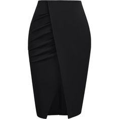 Hot Item *Comfortable Fabricsoft, Breathable And Stretchy Fabric Of Kate Kasin High Waist Bodycon Skirt Keeps You Comfortable All Day Long. You Can Be Yourself Without Any Discomfort! *Stylish Skirt With Slitthe Wrap And Ruched Design Stands Out From A Basic Pencil Skirt. Back Zipper, Chic Slit Skirt. Pencil Skirt Shape Fits The Waist Beautifully, Hides Imperfections, Flattering Fit. *Fashion Matchingelegant Ruched Skirt Can Be Dressed Up Or Down, Depending On The Occasion. Pair It With A Blouse Pencil Cut Skirt, Virgo Rising, Jean Pencil Skirt, Bodycon Pencil Skirt, Bodycon Midi Skirt, Skirt Pencil, Plaid Pencil Skirt, Knee Length Skirt Pencil, Stylish Skirts