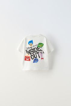 INSIDE OUT © DISNEY T-SHIRT - White | ZARA United States Disney Print, Zara Portugal, Disney T Shirt, Crochet Coat, Disney T, Milk Makeup, Disney Tshirts, Book Stationery, Linen Blazer