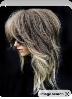 Trending Hair For 2023, Curly Gray Shag Haircut, Long Shag Haircut With Bangs Older Women, Shag Hairstyles Long Straight, Shags For Fine Hair, Blonde Shag Hairstyles, Haircut With Lots Of Layers, Long Shag Haircut Fine Hair, Medium Length Shaggy Haircuts