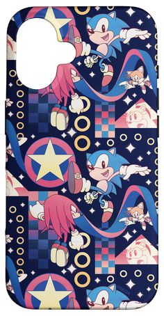 PRICES MAY VARY. Official Sonic the Hedgehog merchandise! Design by SEGA! Featuring Sonic, Tails, Knuckles, and Amy! Two-part protective case made from a premium scratch-resistant polycarbonate shell and shock absorbent TPU liner protects against drops Printed in the USA Easy installation Knuckles And Amy, Sonic Tails Knuckles, Sonic Tails, Steven Universe Fanart, The Hedgehog, Merchandise Design, Steven Universe, Iphone 16, Sonic