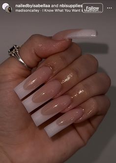 Nude Sparkle Nails, Nail Designs With Lines, Gel French Nails, Designs With Lines, French Nails Acrylic, Acrylic Nails Long, Popular Nail Art, Lilac Nails, House Organisation