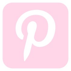 a pink square with the pin logo on it