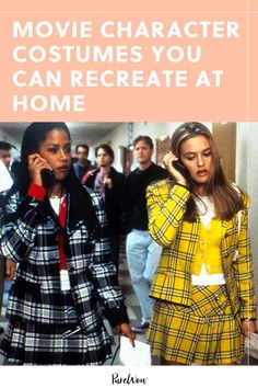 the movie character costumes you can recreae at home is featured in this article