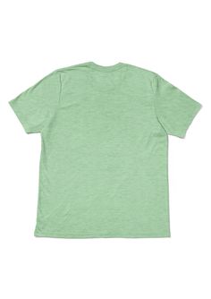 This Heather Crew Neck Tee pretty much sums up what a perfect t-shirt is about: high-quality fabric, modern look, and affordable price. Airlume cotton combined with polyester gives the Heather T-Shirt a light, breezy feel that sets the standard for what we want to slip into every day. The softest t-shirt! DETAILS﻿ 32 single - 4.2 oz - softest t-shirt. 52% Airlume combed & ring-spun cotton 48% polyester. Eco-dyed. Side-seam. Pre-shrunk. The Perfect T-Shirt Co. foundation is to build products that Basic Green Everyday T-shirt, Green Cotton Crew Neck T-shirt, Light Green Short Sleeve Cotton Top, Light Green Cotton Short Sleeve Top, Green Cotton T-shirt With Screen Print, Basic Green Cotton T-shirt, Green Casual Cotton T-shirt, Green Graphic Tee Cotton T-shirt, Green Graphic Cotton T-shirt