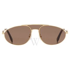 Fendi Sunglasses. Series number: FE40072U. Color code: 30E. Shape: Phantos. Lens Width: 57 mm. Lens Bridge: 17 mm. Arm Length: 140 mm. 100% UV protection. Non-Polarized. Frame Material: Metal. Frame Color: Shiny Endura Gold. Lenses Type: Brown. Rim Style: Full-Rim. UPC/EAN code: 192337116124. Fendi Brown Phantos Men's Sunglasses FE40072U 30E 57. Manufacturer's Packaging Included. Packaging Size And Color May Vary. Fendi Sunglasses, Raymond Weil, Swiss Military, Ice Watch, Versace Watch, Denim Shoes, Men's Sunglasses, Gold Sunglasses, Sunglasses & Glasses