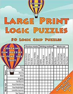 large print puzzles with hot air balloons