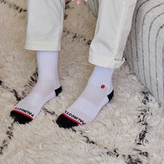 Enter the realm of ultimate comfort with our cotton core socks. Meticulously crafted from our signature ultra-soft fabric, these socks are designed to create a luxurious sanctuary for your feet. With a french terry sole that enhances durability, these socks are built to withstand the test of time. 63% Cotton, 30% Recycled Polyester, 7% Spandex Arch Support Ribbed Knit S M L Men's US 3-3.5 6-8.5 9-12 Women's US 5-7.5 8-10.5 11 -13 Measurements are listed in shoe size Care Machine Wash Cold Tumble Cotton Core, Funky Socks, White Socks, The Test, Cool Socks, Arch Support, French Terry, Soft Fabric, Soft Fabrics