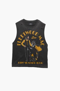 We’ve teamed up with Fleetwood Mac to revive some of their most iconic designs from the golden era, plunging deep into the annals of their history to resurrect some of the earliest & rarest designs including the mesmerizing 'Rumours' artworks. 

Every Tank has been individually treated to encapsulate the spirit of a time gone by. Each piece is hand washed, printed, distressed, aged, softened, and given the touch of nostalgia right here in our UK studio using our signature blend of authentic vint Rocker Tee, The Libertines, Black White Vintage, Vintage Tank, Summer Tour, Polka Dot Shirt, Retro Tee, Old T Shirts, Retro Music