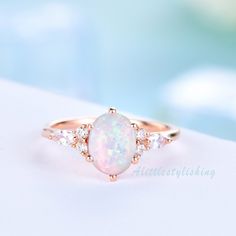 Opal Rings for Women Vintage Oval Opal Engagement Ring Art Deco Opal Wedding Ring Marquise Moissanite Opal Ring Dainty Promise Anniversary Ring Back to my shop: https://www.etsy.com/shop/Alittlestylishing Wedding band: https://www.etsy.com/listing/1035755547/tiara-crown-dainty-wedding-band https://www.etsy.com/listing/1029052000/rose-gold-wedding-band https://www.etsy.com/listing/1029045478/unique-curved-wedding-band https://www.etsy.com/listing/1033796985/curved-wedding-band ❈Item detail❈ ✼Enga Oval Opal Engagement Ring, Wedding Ring Marquise, Opal Wedding Ring, London Blue Topaz Engagement Rings, Peridot Engagement Rings, Vintage Engagement Rings Sapphire, Emerald Wedding Rings, Blue Topaz Engagement Ring, Engagement Ring Art Deco