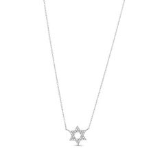 This Diamond Star Of David Pendant is 16 inches long and features diamonds totaling approximately 0.06 carats. Diamonds Direct, Star Of David Pendant, Diamond Star, Fine Jewelry Designers, Star Of David, Mens Jewelry Bracelet, Diamond Pendant Necklace, Diamond Bracelets, Pendant Bracelet