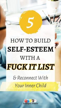 In this post, I’m sharing a fun activity which will raise your self-esteem and make you feel worthy. If you often do according to what you think you SHOULD instead of what you WANT, here’s a fun self-care exercise to help you step into your worth and power. Learn how to build your self-esteem with a fuck-it list and reconnect with your inner child! You matter, so it's time to put yourself first and make your wishes a priority. It's almost like a self-care bucket list, but way better! Self Esteem Activities, Put Yourself First, Personal Growth Motivation, Building Confidence, Building Self Esteem, Grooming Tips, Personal Improvement, You Matter, Mental And Emotional Health