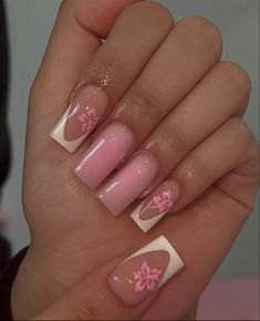 Nails Biab, Art 2024, Summery Nails, Acrylic Nails Designs, Classy Acrylic Nails, Short Square Acrylic Nails, Acrylic Nails Coffin Pink, Nails Cute