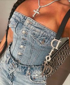 Denim Outfits Black Women, 00s Mode, Kehlani, Teenage Fashion Outfits, Swag Outfits