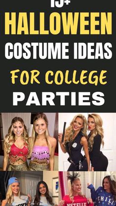 Halloween Costumes For College, College Halloween Costume Ideas, College Halloween Costume, College Halloween Costumes, College Halloween Party, Diy College, Easy College Halloween Costumes, Ideas For Parties, Costumes College