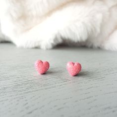 Buy 3 items or more can get 20% OFF!! These cutie stud earrings set are hand sculpted from polymer clay, rhinestones and glitter, set onto surgical steel posts and backings. All are 100% handmade with different theme and styles. It may be your perfect choice for a gift to your loved one. Double hearts size 11mm x 11mm; Glitter pink heart size 10mm x 11mm; Tiny red heart size 8mm x 8mm. It also can be made with adjustable ear clip, just let me know if you like to change it. Only AUD$10 extra char Heart-shaped Polymer Clay Earrings For Valentine's Day, Pink Heart-shaped Polymer Clay Earrings, Valentine's Day Heart-shaped Polymer Clay Earrings, Pink Polymer Clay Earrings For Valentine's Day, Cute Glitter Jewelry Gift, Heart-shaped Polymer Clay Earrings For Gifts, Pink Resin Heart Earrings For Gift, Polymer Clay Heart Earrings As Gift, Pink Resin Heart Earrings As Gift