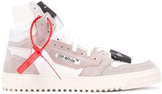 Off White Sneakers, Shoes For Sale, Black Label, White Shoes, Grey Leather, Nike Air Force Sneaker, White Sneakers, Luxury Shoes, Golden Goose Sneaker