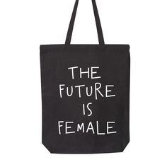 "The Future is Female Tote Bag, Friendly Bag, Feminist Bag, Shopping Bag, Gift for Mom, Activist Bag, Women Up Women's Right, Girl Power Bag 6.0 oz., 100% cotton 20\" self-fabric handles 9\" handle drop Bottom gusset 15\"W x 16\"H x 3\"D" Letter Print Bags For Shopping, Canvas Bags With Letter Print For Gifts, Eco-friendly Rectangular Shoulder Bag With Letter Print, Satchel Gift Bags, Gift Bag Satchel, Eco-friendly Letter Print Bag For Daily Use, Eco-friendly Canvas Pouch Bag, Eco-friendly Daily Use Bag With Letter Print, Trendy Cotton Pouch Bag