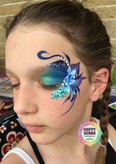 Eye Face Paint, Face Paint Party, Eye Face Painting, Fairy Face Paint, Bodysuit Tattoos