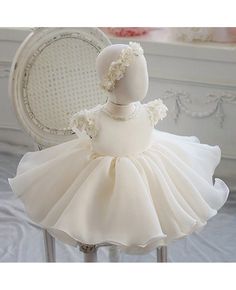 Shop cream white organza petals flower girl dress toddler baby pageant gown online. Super cute styles with couture high quality. Pro since 2009. 1st Year Birthday, Petal Flower Girl Dress, Baby Pageant, Baby Baptism Dress, Girls Baptism Dress, Baptism Dress Baby Girl, Lace Beading, Toddler Flower Girl Dresses, Baptism Dress