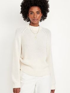 Shaker-Stitch Sweater | Old Navy Europe 2024, Winter Blouses, Textured Knit Sweater, Stitch Sweater, Neck Women, Soft Cardigan, Women Sweaters, Color Analysis, Old Navy Women