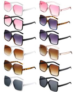 PRICES MAY VARY. Trendy and Personalized Appearance: the trendy sunglasses use irregular lens shape, adding a touch of design, simple to reveal the sense of stylish, candy colored lenses can be applied with different things, is your daily dress up a good choice of accessories Various Occasions Supply: these oversized sunglasses are not only suitable for daily use, but also suitable for various outdoor or indoor activities, such as driving, shopping, traveling, partying, running, jogging, shoppin Retro Square Sunglasses, Sunglasses Y2k, Funky Sunglasses, Y2k Sunglasses, Sunglasses Women Oversized, Heart Sunglasses, Trendy Sunglasses, Shades Sunglasses, Cool Sunglasses