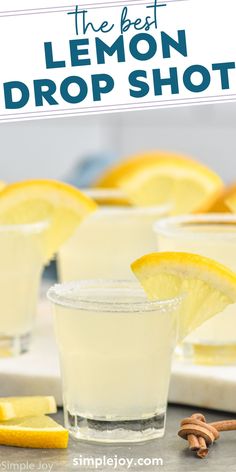 the best lemon drop shot recipe