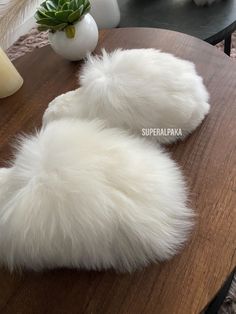 Alpaca Fur Slippers, Alpaca Slippers From Peru, Unisex Slippers, Fur Slippers, Winter Slippers, Gift for Any Occasion, Fluffy Fur Slippers - Etsy Fluffy White Slip-on Slippers, White Fluffy Indoor Slippers, Fluffy White Indoor Slippers, Alpaca Slippers, Pajama Birthday Parties, Slippers Fur, Unisex Slippers, Pretty Shoes Sneakers, Winter Slippers