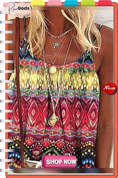 Plus Size Boho Sleeveless Printed Tops Casual Printed Sleeveless Vest, Casual Printed Sleeveless Tank Top, Printed Sleeveless Casual Tank Top, Casual Printed Summer Vest, Multicolor Sleeveless Tank Top For Beach Season, Casual Multicolor Printed Tank Top, Casual Multicolor Print Sleeveless Tank Top, Summer Sleeveless Multicolor Tops, Sleeveless Multicolor Tank Top For Beach Season