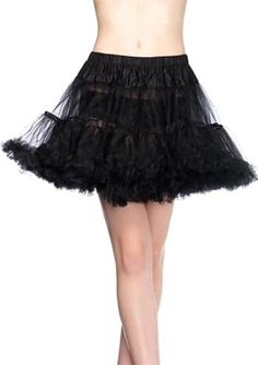 Take your costume up a notch with these wonderful, tulle petticoat.  Petticoat (or floofy as we call them) features two layers of white tulle, a ruffle hem, and  satin detailing at the top just under the elastic waistband.  One size will fit most adults and teens. Tulle Petticoat, Tule Rok, Lightweight Skirt, Rockabilly Outfits, Elegant Moments, Leg Avenue, Black Tulle, Hip Dress, Tutu Skirt