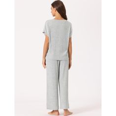 This soft fabric and breathable lounge dress for women is constructed of 66% Polyester, 31% Modal, and 3% Spandex fabric, comfy, moisture-wicking, breathable, and skin friendly. Featuring v neck, split tie hem, and short sleeves design, makes you feel cozy all night, enjoy a comfortable sleep and sweet dream. Great for loungewear, nightwear, sleepwear, home bedroom, daily wear. No matter the cozy bedtime, casual home relaxation, laze afternoon, comfy bath, the soft and lightweight nightdress cou Womens Lounge Outfits, Lounge Outfits, Casual Home, Lounge Dress, Knit Short, Slumber Parties, Sleep Shirt, Pajama Sets, Knit Shorts