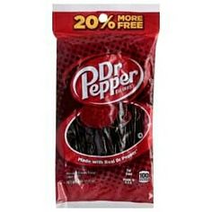 a bag of dr pepper on a white background