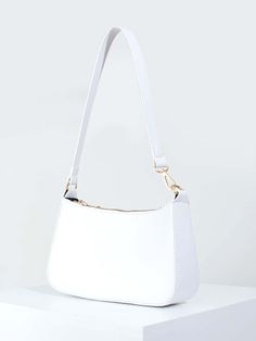 Bag For Love - Minimalist Zipper Up Shoulder Bag - Women Shoulder Bags Product Description Color White Strap Type Top Handle Pattern Type Plain Style Fashionable Bag Size Medium Quantity 1 piece Type Baguette Bag Coating 100% Polyurethane Composition 100% Polyester Material PU Leather Size Chart INCH CM Size Bag Width Bag Height Bag Length one-size 2.4 5.7 10.2 Size Bag Width Bag Height Bag Length one-size 6 14.5 26 Similar Products h2 { text-align: center; } .red-box { width: 100%; display: fle White Baguette Bag With Removable Pouch For Everyday Use, Everyday White Baguette Bag With Zipper, White Shoulder Bag With Zipper Closure, Everyday White Shoulder Bag With Zipper Closure, White Shoulder Bag With Zipper Pocket, Modern White Shoulder Bag With Zipper Pocket, White Chic Baguette Bag With Zipper, Chic White Baguette Bag With Zipper Closure, Chic White Baguette Bag With Zipper