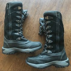 Reposhing This Item I Purchased From @Hurwilau. Loved It, But Ready To Rotate For Something New. Questions? Leave A Comment Below! Waterproof Boots, Winter Rain, Something New, Rain Boots, Black Gray, Black And Grey, Women Shoes, Boots, Grey