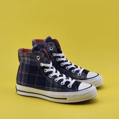 Unisex Converse Chuck Taylor All Star 70 High Plaid Pack 162406c Features: Style #: 162406c Gender: Unisex Us Size: Mens 3.5 / Womens 5.5 Color: Black/ Upper Material: Textile Lining: Textile Outsole: Rubber Sku: 9498 New With Box, No Lid Sporty Converse High-top Sneakers For Fall, Converse Sporty Fall Sneakers, Fall Converse Sporty Sneakers, Fall Converse Lace-up Sneakers, Fall Season Sporty Converse Sneakers, Fall Sporty Converse Sneakers, Fall Converse Sneakers, Casual Converse Sneakers For Fall, Grunge Sneakers