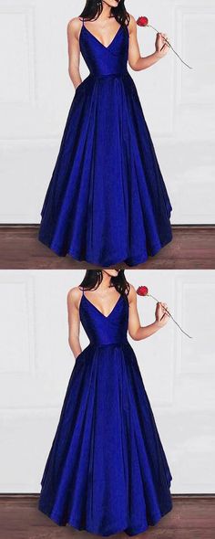 #royalbluepromdress Graduation Party Dress, Satin Prom Dresses, Graduation Party Dresses, Long Prom Gowns, Green A, Satin Prom Dress, Grad Dresses, Dresses Elegant, Prom Dresses Blue