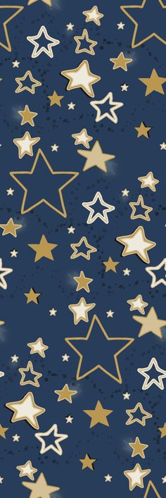 Navy Blue Gold and White Cheerful Stars Print, Celestial Wanderings by Patternmint , Raspberry Creek Fabrics Blue And Gold Stars Wallpaper, Navy Blue Stars Wallpaper, Phone Wallpaper Patterns Blue, Cuteee Wallpaper, Cheerful Background, Star Method, Blue Star Wallpaper, Navy Blue Wallpaper, 2024 Wallpaper