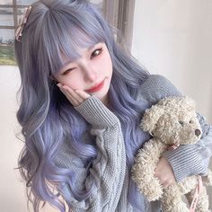 Accessories not included. Wig Material Wig Length(cm)(inch) Max Heat Temperature(F)(C) High Temperature Synthetic 70/27.55 180*F/82*C Silver Hair Short, Beautiful Gray Hair, Dyed Hair Inspiration, Pretty Hair Color, Grey Hair Color, Dye My Hair, Hair Reference, Hair Inspo Color, Dream Hair