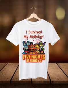 5 Nights At Freddys Birthday Ideas, Five Nights At Freddy’s Birthday Party, Friday Night At Freddys Birthday Party, Five Nights At Freddys Bedroom, Five Nights At Freddy's Svg Free, 6th Birthday Parties, Iron On Transfer, Five Night, Five Nights At Freddy's