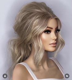 Haute Wigs, Bardot Hair, Wedding Updos, Special Occasion Hairstyles, Hair Flowers, Beautiful Curly Hair, Glam Hair, Beautiful Wigs, Hair Flip