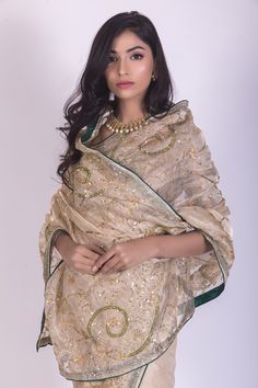 Beige tissue saree with intricate zardosi, sequins and aari handwork embroidery. Comes with blouse.
Components:2
Embroidered
Fabric:Tissue, Crepe
Color:Gold, Beige
Handwork embroidery - Aza Fashions Tissue Saree, Embroidered Saree, Hand Work Embroidery, Blue Saree, Money Transfer, Wedding Function, Indian Sari, Indian Bollywood, Blouse For Women