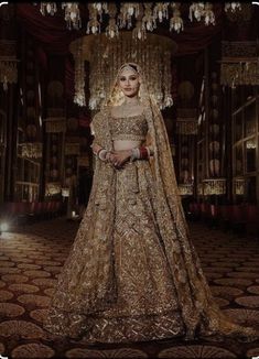 Maharani Look, Manish Malhotra Lehenga, Global Dress, Bridal Outfit, Wedding Silk Saree, Indian Bridal Dress